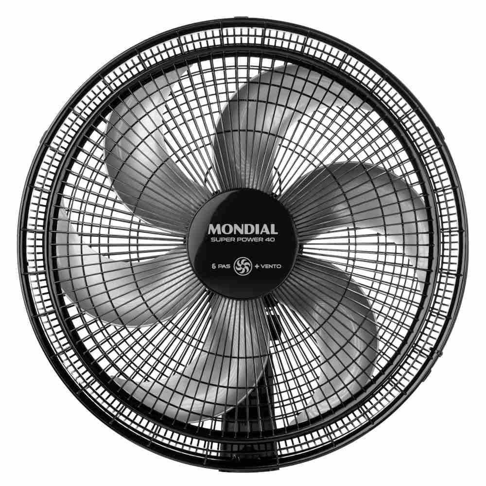 Ventilador Mesa Mondial Superpower 6pás 40cm Pt/pta 220V - 3