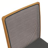 Conjunto Sala De Jantar Madeira Maciça 8 Cadeiras Kappesberg Preto Bouclé Chumbo - 6