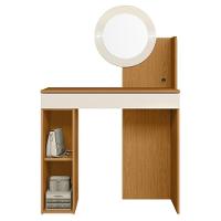 Penteadeira Camarim Escrivaninha Com Led Sulla A02 Off/cinamomo - Mpozenato - 5