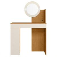 Penteadeira Camarim Escrivaninha Com Led Sulla A02 Off/cinamomo - Mpozenato - 8