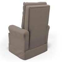 Kit 02 Poltronas De Amamentação E Descanso Com Balanço Laís G05 Veludo Areia - Mpozenato - 6