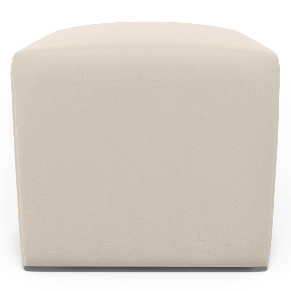 Poltrona De Amamentação E Descanso Com Balanço E Puff Laís G05 Veludo Creme - Mpozenato - 10