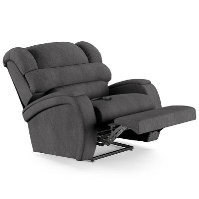Poltrona Do Papai Reclinável Kalie Controle Power Elétrico Usb Fh9 Linho Grafite - Mpozenato