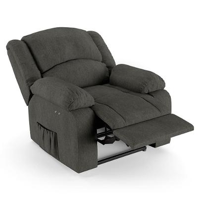 Poltrona Do Papai Reclinável Pietra Power Touch Fh9 Linho Grafite - Mpozenato