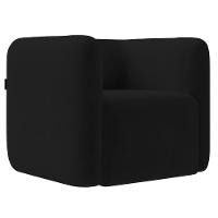 Poltrona Para Sala De Estar Decorativa Kit Com 2 Maggie Z08 Veludo Preto - Mpozenato - 6