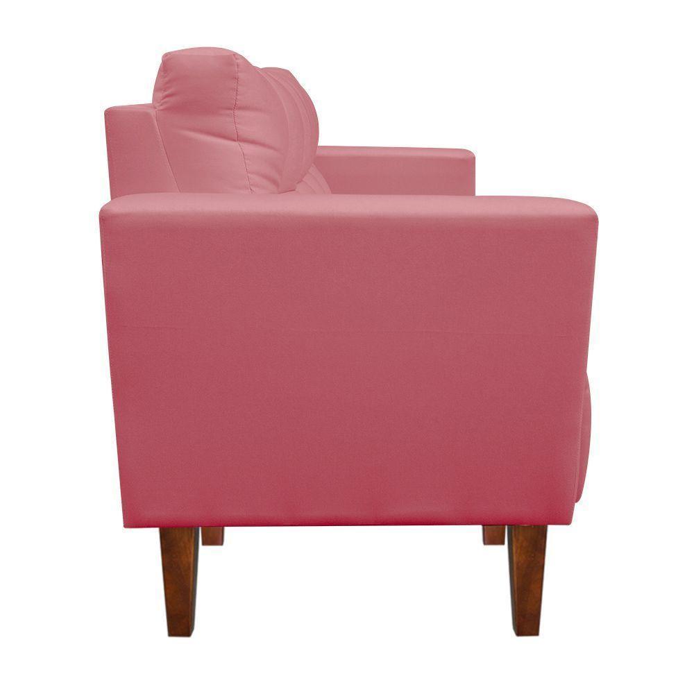 Kit Sofá Retrô 2 Lugares E 02 Poltronas Rose - 6