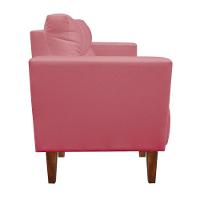 Kit Sofá Retrô 2 Lugares E 02 Poltronas Rose - 6