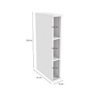 Nicho Aéreo Garrafeiro Kappesberg Celeste 100% Mdf Branco 15cm - 3