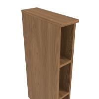 Nicho Aéreo Garrafeiro Kappesberg Celeste 100% Mdf Nogueira 15cm