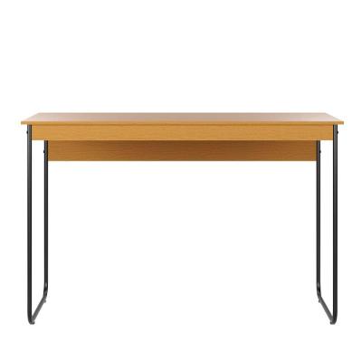 Mesa De Estudos Escrivaninha Home Office Industrial Criare Quarto Escritório Bancada Simples Nature