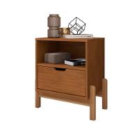 Mesa De Cabeceira Antares Essenziale Com 1 Gaveta 52cm Cedro