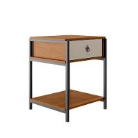 Mesa Mesinha De Cabeceira Estilo Industrial Gaveta Prateleira Mesa De Apoio Sofisticado Decorativo - 2