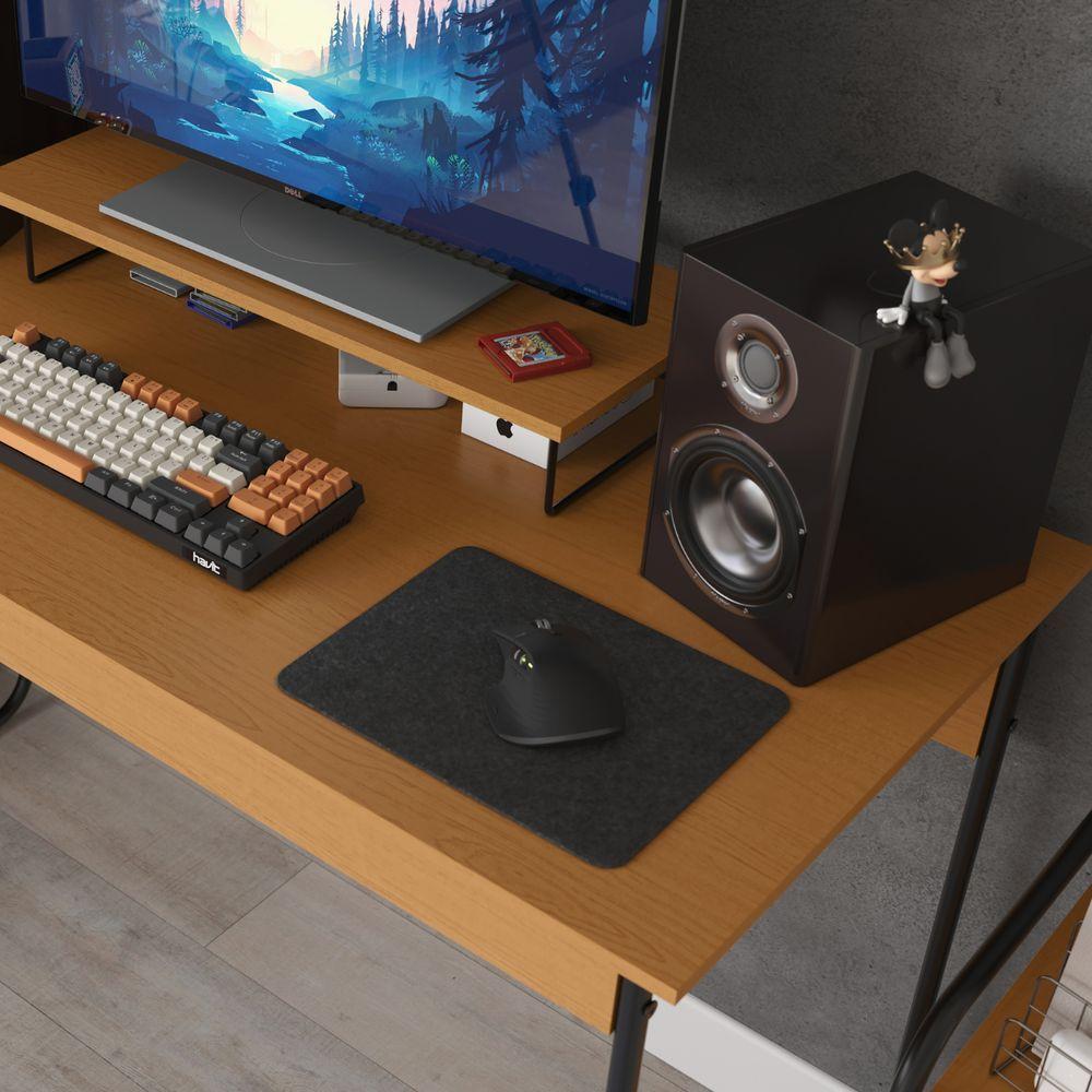 Suporte Para Monitor Notebook Computador Home Office Bandeja De Café Da Manhã Criare Nature - 6