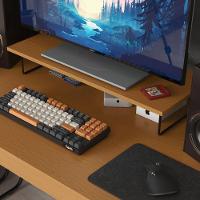 Suporte Para Monitor Notebook Computador Home Office Bandeja De Café Da Manhã Criare Nature - 5