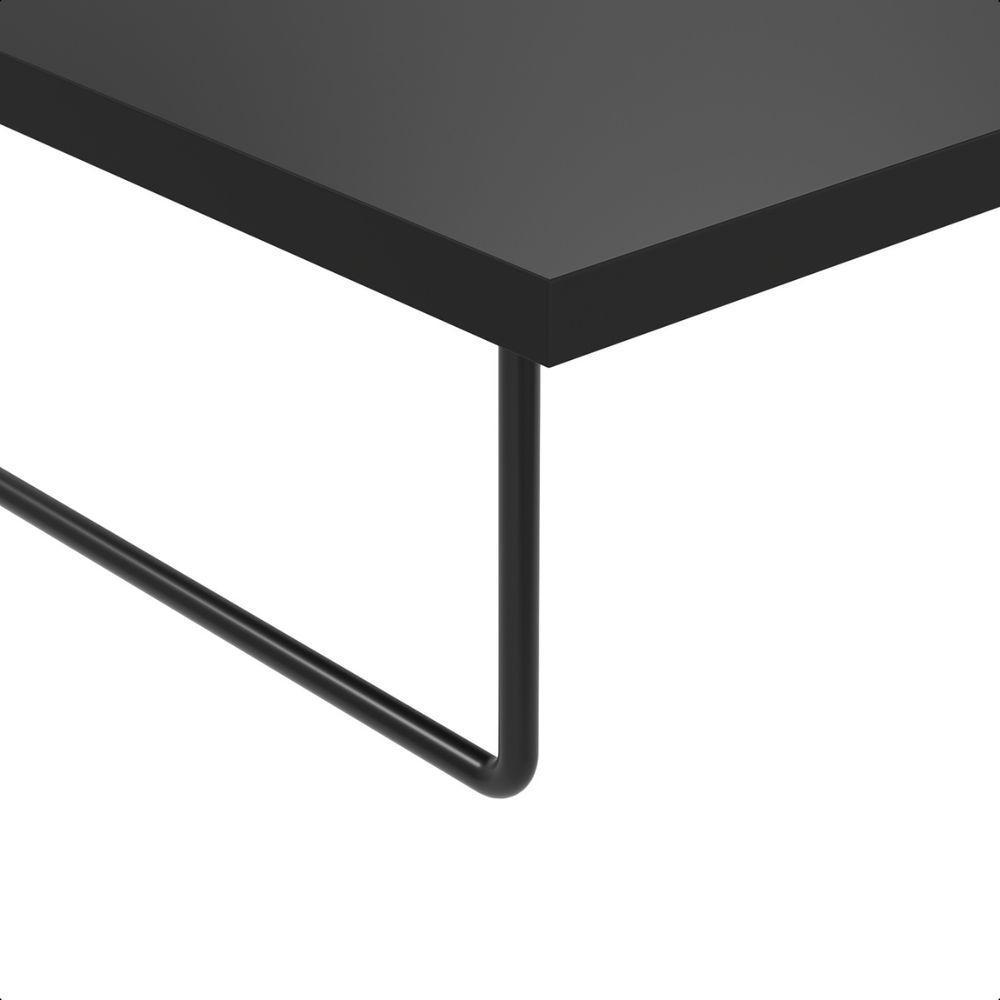 Suporte Para Monitor Notebook Computador Home Office Bandeja De Café Da Manhã Criare Preto - 4