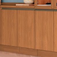 Balcao Com Tampo 1 Porta 40 Cm Mdp Maxxi G741 Canela Kappesberg Canela - 2