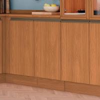 Balcao Com Tampo 1 Porta 40 Cm Mdp Maxxi G741 Canela Kappesberg Canela - 7