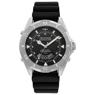 Relógio Technos Masculino Skydiver Prata - Wt2050ayn/2p