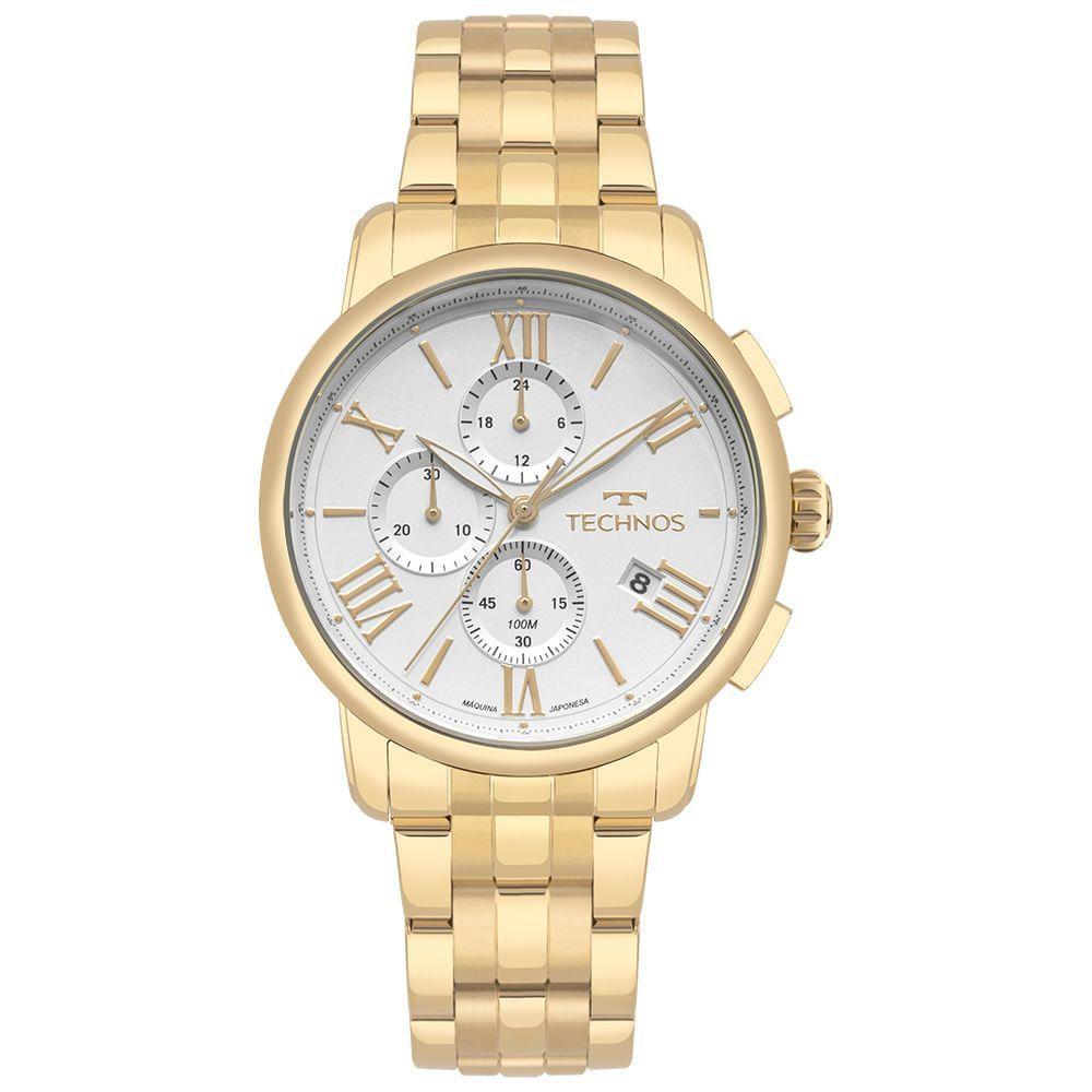 Relógio Technos Masculino Grandtech Dourado - Js15env/1k - 1