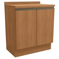 Balcao Com Tampo 2 Portas 80 Cm Maxxi G744 Canela Kappesberg Canela - 1