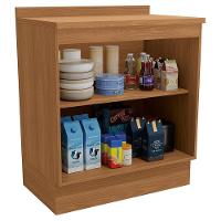 Balcao Com Tampo 2 Portas 80 Cm Maxxi G744 Canela Kappesberg Canela - 7