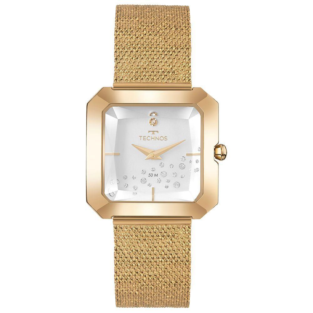 Relógio Technos Feminino Crystal Dourado - Vx50as/1k - 1