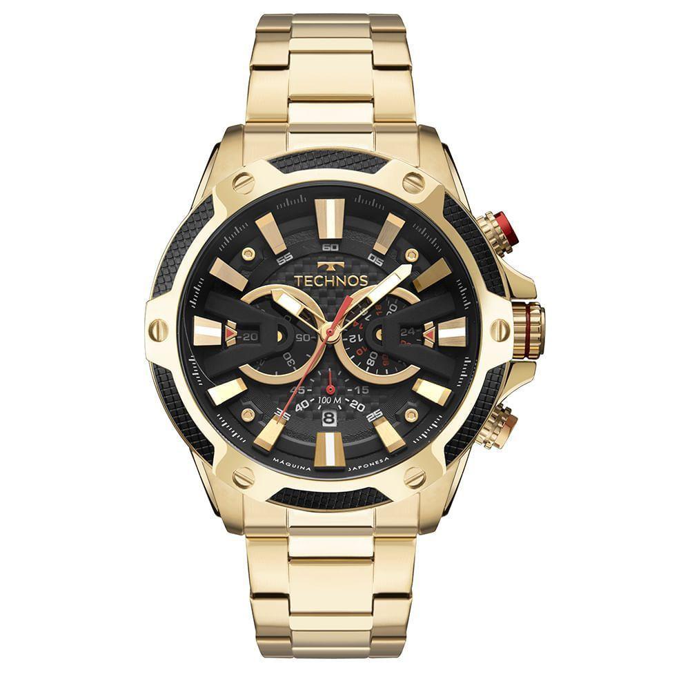 Relógio Technos Masculino Carbon Dourado - Js25bcb/1p Js25bcb/1p - 1