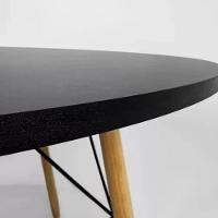 Mesa Eames Eiffel Redonda 120 Cm - Preto - 3
