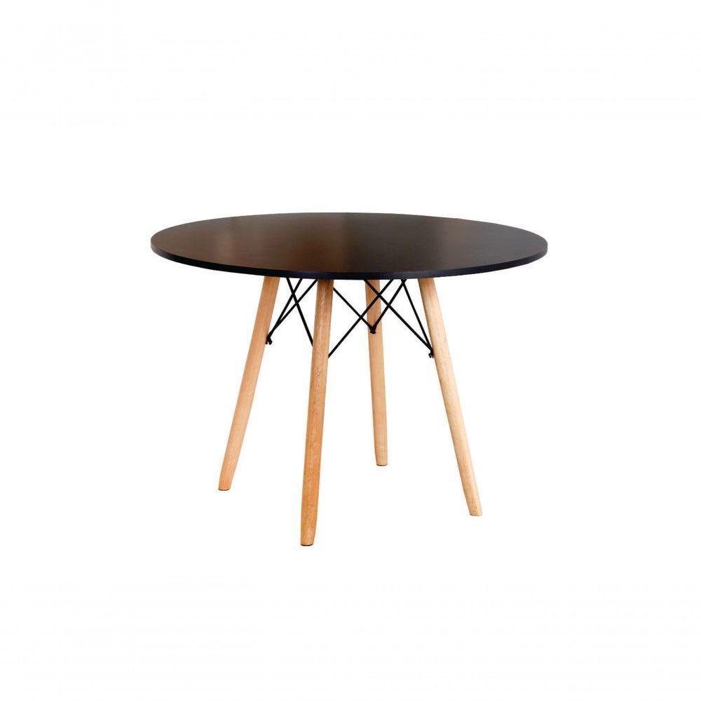 Mesa Eames Eiffel Redonda 110 Cm - Preto - 1