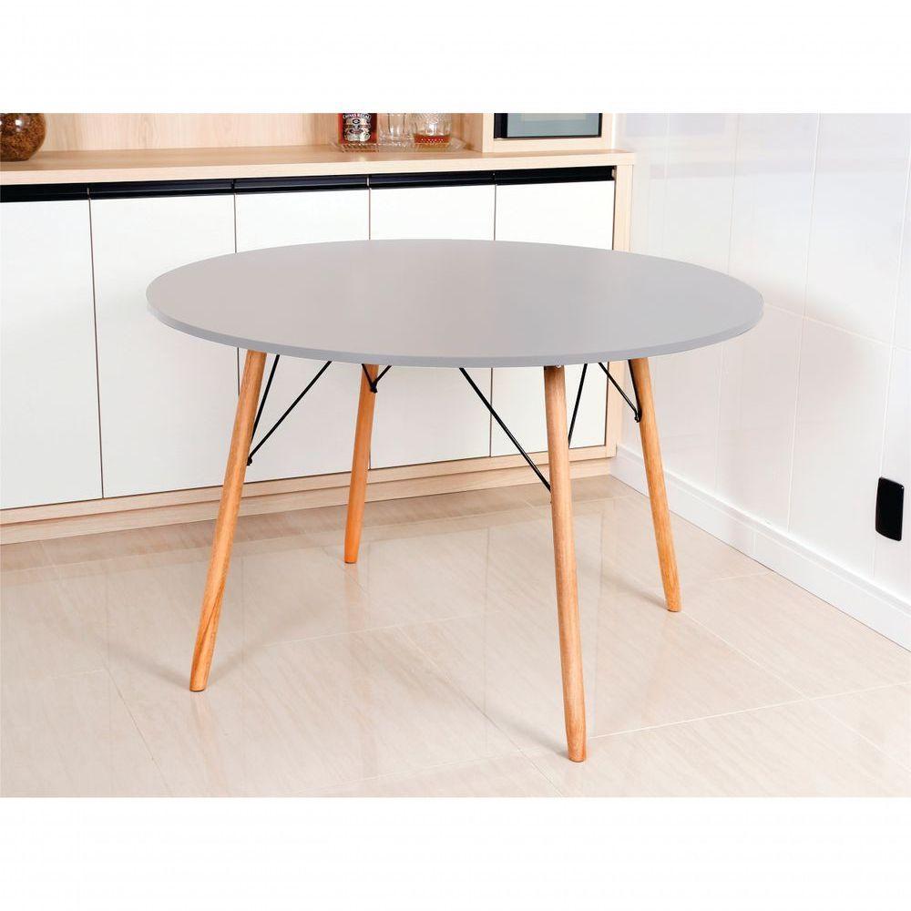 Mesa Eames Eiffel Redonda 120 Cm - Cinza - 2