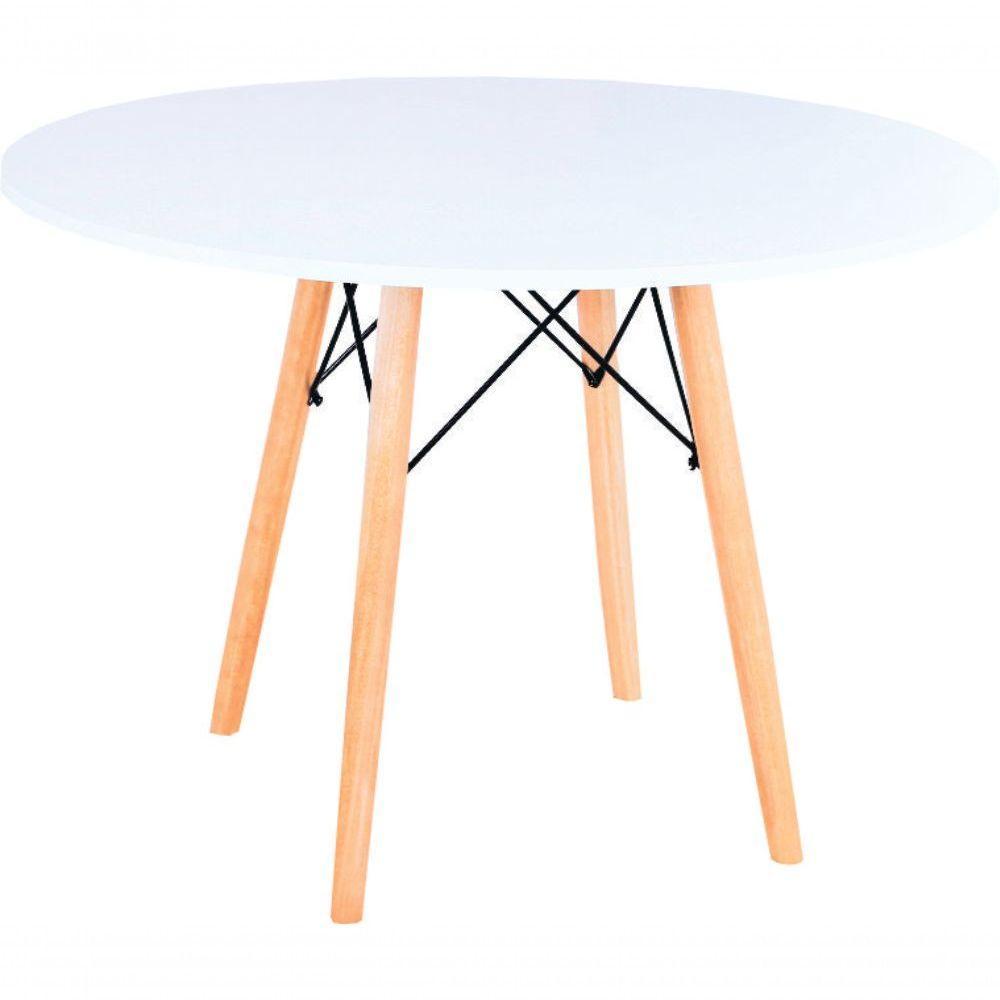 Mesa Eames Eiffel Redonda 110 Cm - Branco - 1