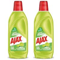Kit 2 Limpador Diluível Ajax Fresh Limão Limpeza Pesada 500ml - 1