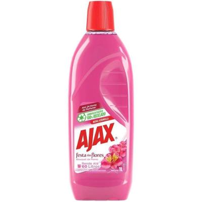 Limpador Diluível Ajax Festa Das Flores Bouquet De Flores 1 Litro