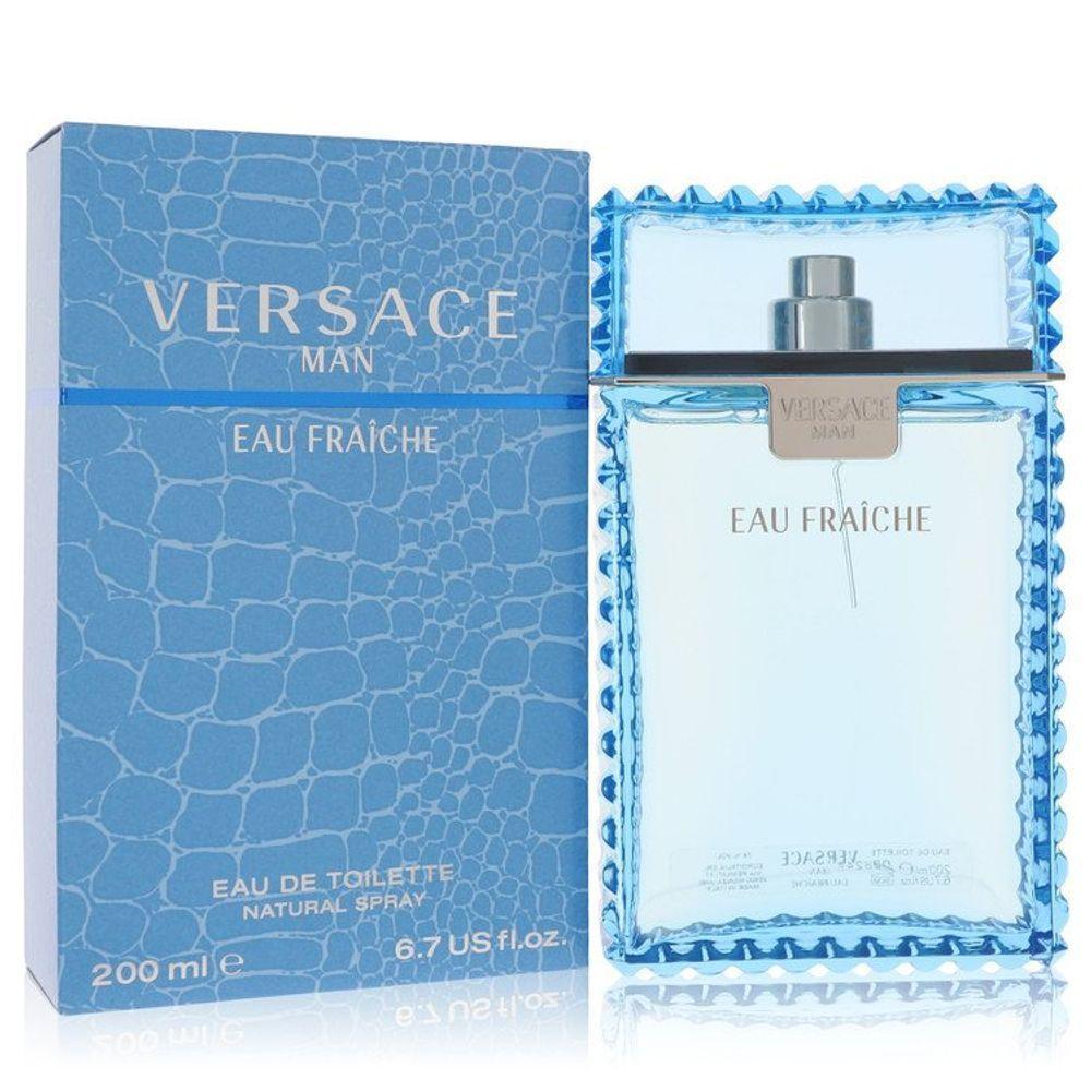 Perfume Masculino Man (blue) Versace 200 Ml Fraiche Eau De Toilette - 1