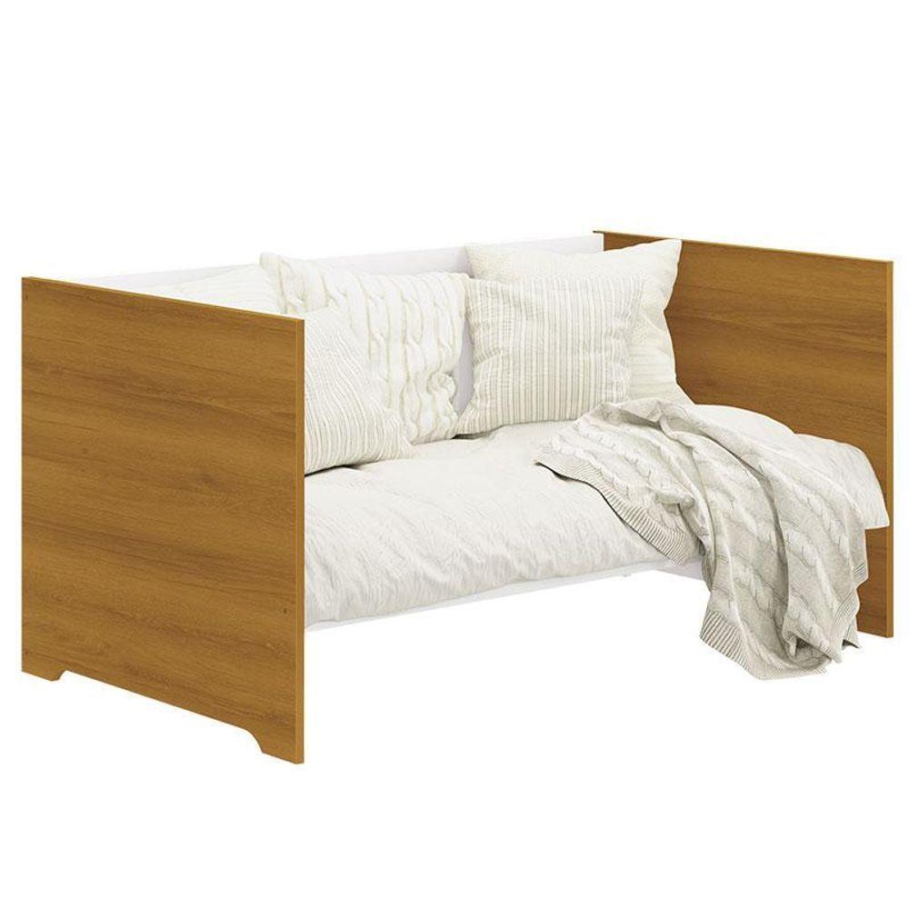 Berço Americano Evolution 4 Em 1 Branco Acetinado Savana Com Colchão Mini - Reller - 5