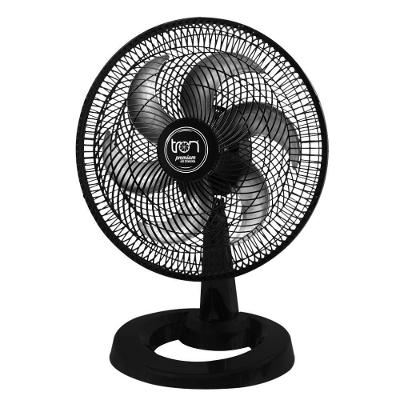 Ventilador de Mesa Casa H 130W 40cm 6 Pás 3 Velocidades Preto 220V