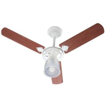 Ventilador de Teto Casa H 130W 980mm 3 Pás 3 Velocidades Branco Marbela 110V