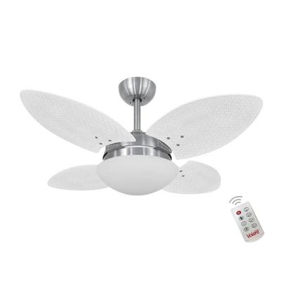 Ventilador de Teto Casa H Volare Mini P Palmae Branco com Controle Remoto 3 Velocidades 220V