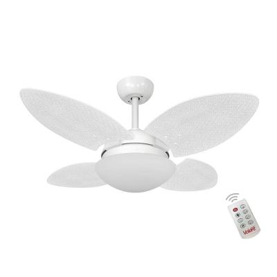 Ventilador de Teto Casa H Volare Mini P Palmae Branco com Controle Remoto 110V
