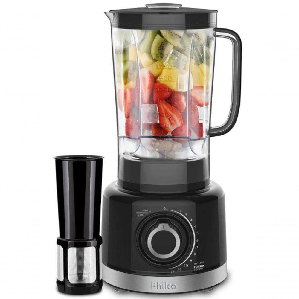 Liquidificador Philco Luxx Ball Turbo 3l 1200w Preto 110V - 1