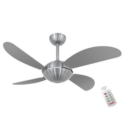 Ventilador de Teto Casa H Volare Fly Off Titanio 3 Velocidades Branco 110V