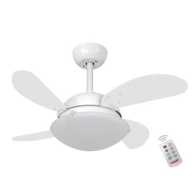 Ventilador de Teto Casa H Volare Fly Mini Branco com Função Exaustão 3 Velocidades 220V