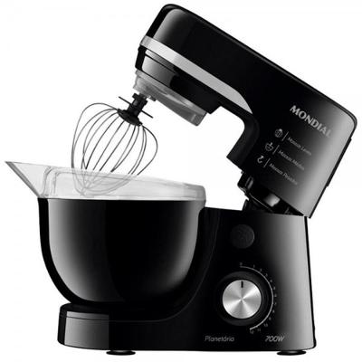 Batedeira Planetaria Mondial 700w Ultra Turbo Luxxblack 110V
