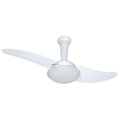 Ventilador de Teto Casa H Euro 130W 110cm 2 Pás 3 Velocidades Branco 220V