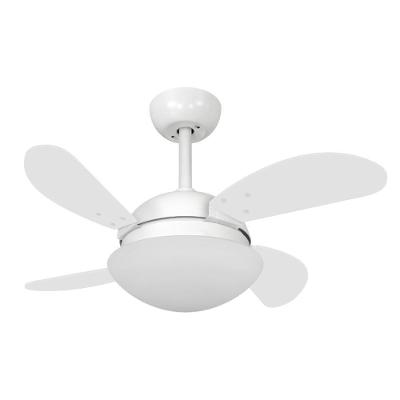 Ventilador de Teto Casa H 4 Pás 3 Velocidades Branco Volare Fly Mini 220V