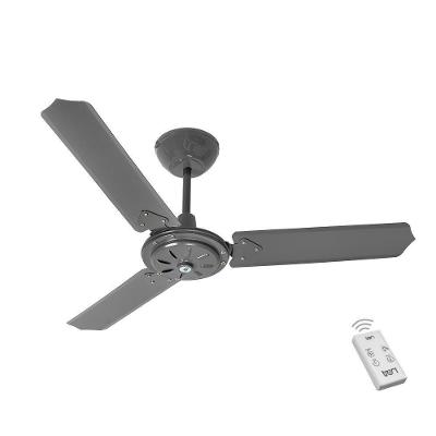 Ventilador de Teto Casa H 130W 96cm 3 Pás Cinza Ipanema Grafite com Controle 110V
