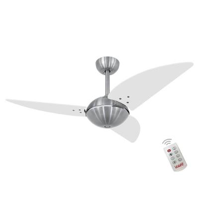 Ventilador de Teto Casa H Volare Off Class Branco com Controle Remoto 3 Velocidades 110V