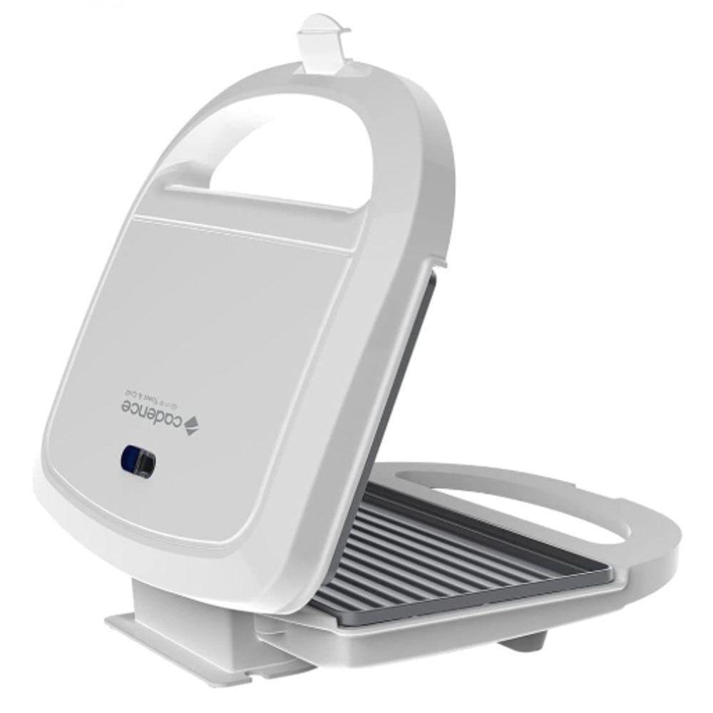 Sanduicheira Eletrica 750w Cadence Antiaderente Branca 220V - 3