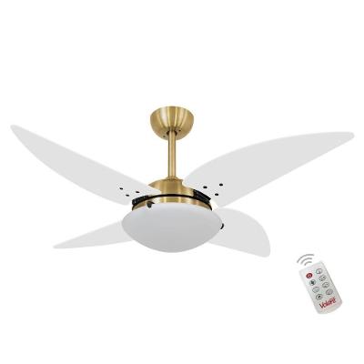 Ventilador de Teto Casa H Volare Quad Branco com Função Exaustão 3 Velocidades 110V
