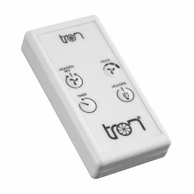 Controle Remoto Casa H para Ventilador de Teto Tron 110V Branco Plástico